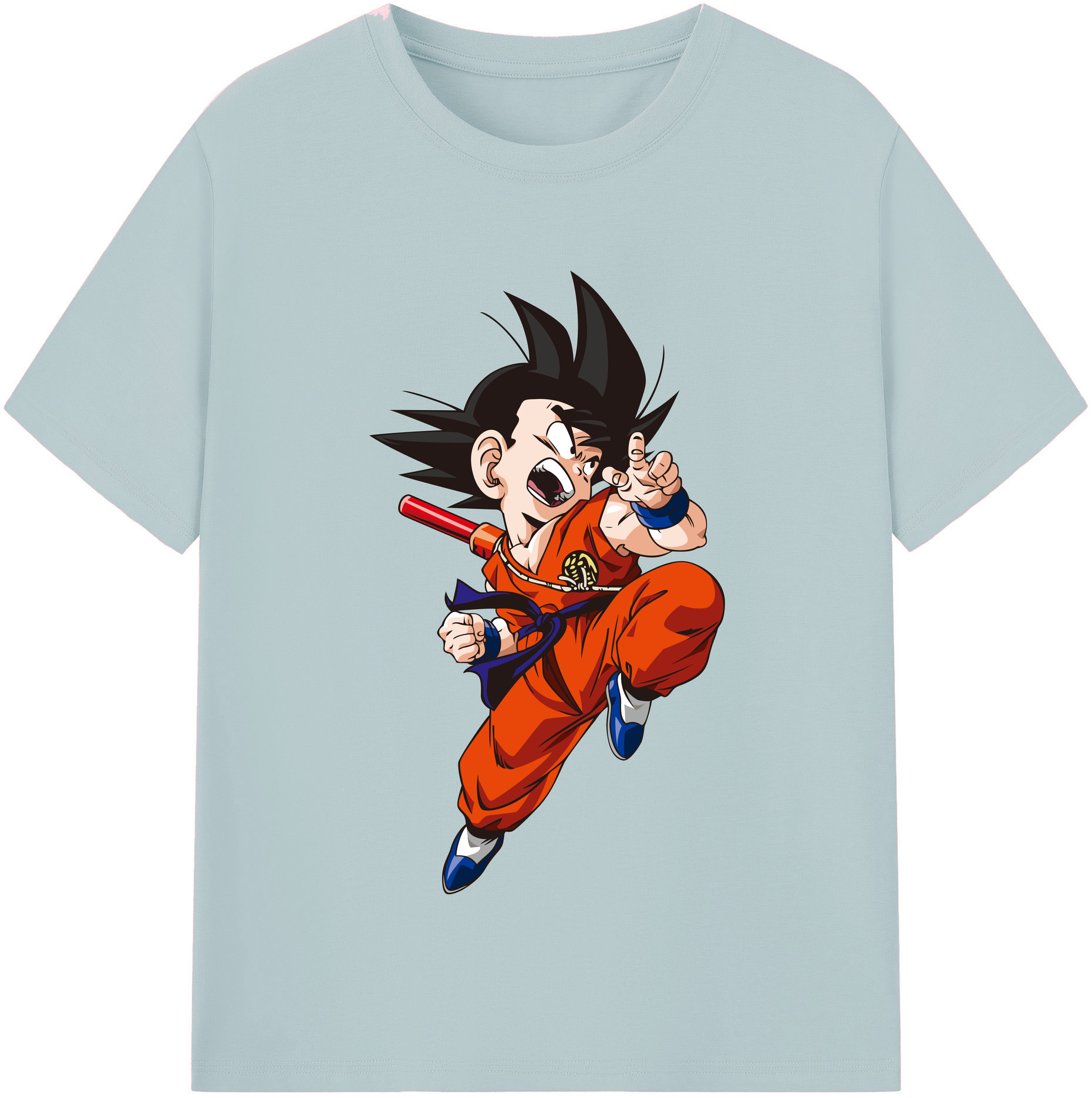 （画像用） ドラゴンボール 孫悟空（そん ごくう）Son Goku カカロット DRAGON BALL Kakarotto 綿100％半袖Tシャツ（フロントプリント）
